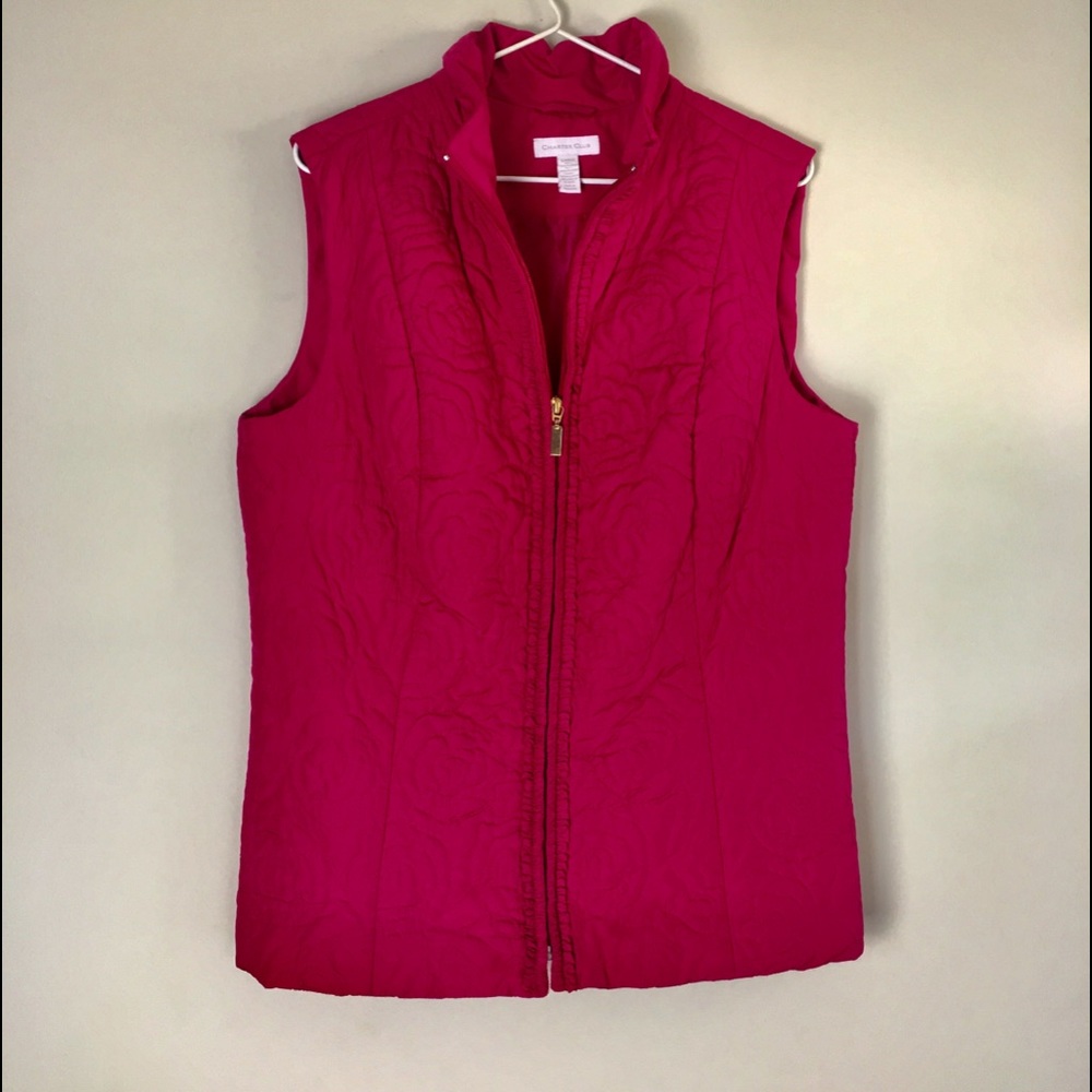 Charter Club Women’s Quilted Vest, Size L